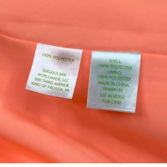 Lilly Pulitzer Dress Peachy Pink Word on the Street Jacquard size 0 - Picture 4 of 11